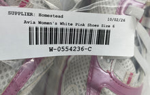 Load image into Gallery viewer, Avia Womens 5000 White Pink Low Top Round Toe Lace-Up Sneaker Shoes Size 6
