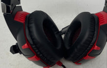 Load image into Gallery viewer, Run Musk K2 Black Red Wired Over The Ear Gaming Headset Not Tested
