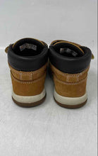Load image into Gallery viewer, Timberland Baby Boys Brown Leather Round Toe Hook And Loop Ankle Boots Size 9.5
