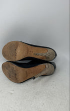 Load image into Gallery viewer, Coach Womens Johanna Black Leather Peep Toe Stiletto Heel Ankle Booties Size 6B
