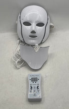Load image into Gallery viewer, White LED Facial Mask With Neck Photon Light Skin Rejuvenation Device Not Tested
