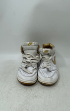 Load image into Gallery viewer, Nike Kids Air Jordan 1 Retro High OG FD2597-107 White Gold Sneaker Shoes Size 3Y
