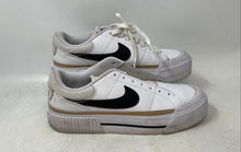 Load image into Gallery viewer, Nike Womens Court Legacy Lift White Black Sneaker Shoes Size 9.5 No Laces
