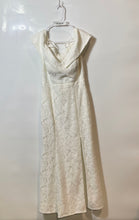 Load image into Gallery viewer, Davids Bridal Studio Womens White Off-The-Shoulder Long Ball Gown Dress Size 6
