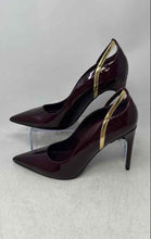 Load image into Gallery viewer, Marc Fisher Womens Garlene Burgundy Leather Stiletto Pump Heels Size 10M
