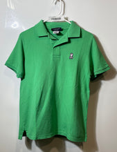 Load image into Gallery viewer, Psycho Bunny Mens Green Cotton Short Sleeve Collared Polo Shirt Size 4
