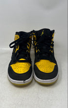 Load image into Gallery viewer, Nike Kids Air Jordan 1 Mid Yellow Black Mid Top Lace-Up Sneaker Shoes Size 6.5Y
