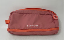 Load image into Gallery viewer, Sephora Womens Pink Zippered Travel Organizer Cosmetic Makeup Bag

