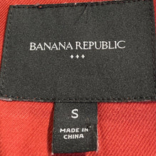 Load image into Gallery viewer, Banana Republic Womens Dark Rose Collared Long Sleeve Jacket Size Small

