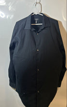 Load image into Gallery viewer, Alfani Mens Black Long Sleeve Collared Slim Fit Dress Shirt Size XL 17-17.5

