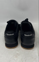 Load image into Gallery viewer, Reebok Mens Classic Leather Black Lace-Up Low Top Sneaker Shoes Size 6 1/2
