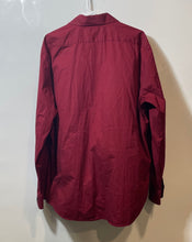 Load image into Gallery viewer, Express Mens Red Long Sleeve Collared Button-Up Shirt Size XL
