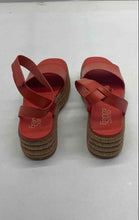 Load image into Gallery viewer, Franco Sarto Womens Sienna Orange Open Toe Ankle Strap Platform Sandals Sz 6.5M
