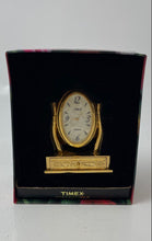 Load image into Gallery viewer, Timex Quartz Tabletop Home Decor Engraved Collectible Clock In Box
