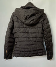 Load image into Gallery viewer, Zara Womens Black Long Sleeve Pockets Puffer Jacket Size Medium
