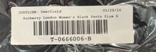 Load image into Gallery viewer, Authentic Burberry London Womens Black Straight-Leg Trouser Pants Size 4
