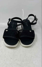 Load image into Gallery viewer, Juicy Couture Womens Black Open Toe Ankle Strap Sandals Size 8.5
