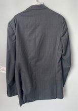 Load image into Gallery viewer, Alfani Mens Gray Wool Long Sleeve Pockets Peak Lapel Two-Button Blazer Size 40L
