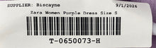 Load image into Gallery viewer, Zara Womens Purple V-Neck Spaghetti Strap Open Back Slip Dress Size Small
