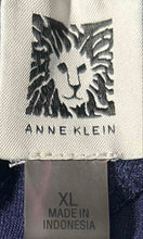 Load image into Gallery viewer, Anne Klein Womens Blue Short Sleeve Round Neck Regular Fit Blouse Top Size XL
