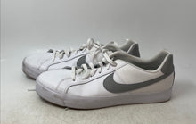 Load image into Gallery viewer, Nike Mens Court Royale AC White Gray Leather Lace-Up Sneakers Shoes Size 12
