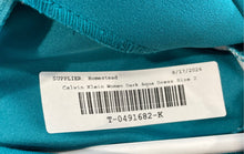 Load image into Gallery viewer, Calvin Klein Womens Dark Aqua Sleeveless Round Neck Pleated Sheath Dress Size 2
