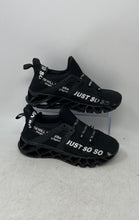 Load image into Gallery viewer, Just So So Womens Black White Low Top Running Sneaker Shoes Size EUR 35
