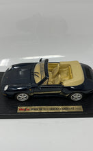 Load image into Gallery viewer, Maisto Black Porsche 911 Carrera Cabriolet 1994 Collectible Diecast Toy Car
