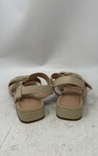 Load image into Gallery viewer, Cole Haan Womens Lyanna Link Beige Leather Block Heel Ankle Strap Sandals Sz 7B
