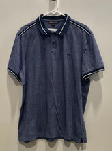 Load image into Gallery viewer, Michael Kors Mens Blue Heather Short Sleeve Regular Fit Polo Shirt Size XL
