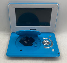Load image into Gallery viewer, EDVD Blue And White LCD Screen Portable TV &amp; DVD Video Player Untested

