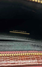 Load image into Gallery viewer, BCBGMaxazria Womens Burgundy Inner Pockets Clutch Bag With Tag
