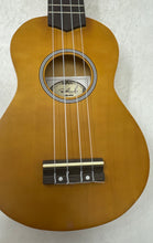 Load image into Gallery viewer, Bailando Brown Natural Matte Sand Finish 4 String Soprano Ukulele in Bag
