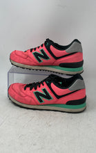 Load image into Gallery viewer, New Balance Womens 574 WL5742WBG Pink Green Lace-Up Sneaker Shoes Size 8B
