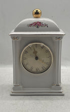 Load image into Gallery viewer, Vintage 1993 PS Limited Edition Porcelain Quartz Mantel Desk Clock Not Tested

