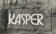 Load image into Gallery viewer, Kasper Mens Beige Gray Plaid Wool Notch Lapel Two-Button Blazer Jacket Size 42R

