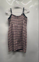 Load image into Gallery viewer, BCBGeneration Womens Pink Black Houndstooth Tweed Sleeveless Mini Dress Size 10
