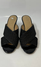 Load image into Gallery viewer, Geox Respira Womens Black Open Toe Slip-On Block Slide Sandals Size 36.5
