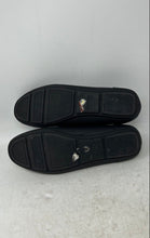 Load image into Gallery viewer, Calvin Klein Womens Lydia Black Leather Round Toe Slip-On Loafer Shoes Size 7
