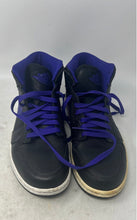 Load image into Gallery viewer, Nike Mens Air Jordan 1 Retro 86 644490-014 Black Purple Sneaker Shoes Size 9
