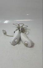 Load image into Gallery viewer, Nintendo Wii White Wired Video Game Nunchuk Controller Lot Of 2 Pcs Not Tested
