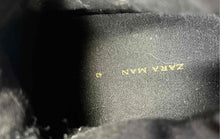 Load image into Gallery viewer, Zara Mens Beige And Black Round Toe Cozy Winter Boots Size EU 43
