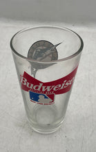 Load image into Gallery viewer, Budweiser By Libbey Florida Marlins Major League Baseball Drinking Glass
