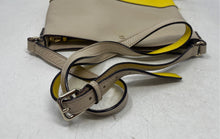 Load image into Gallery viewer, Kate Spade New York Womens Brown Yellow Colorblock Leather Crossbody Bag
