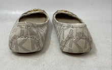 Load image into Gallery viewer, Michael Kors Womens Beige Signature Print Slip-On Ballet Flats Size 7.5M
