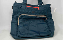 Load image into Gallery viewer, Lug Womens Green Ace Inner Outer Pockets 2 Convertible Tote Handbag No Strap
