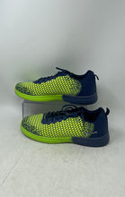 Load image into Gallery viewer, Pyramid Mens Path Lite Seamless Blue Green Lace-Up Sneaker Shoes Size 9.5
