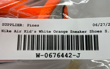 Load image into Gallery viewer, Nike Kids Air Force 1 Low 07 DX3361-100 White Orange Sneaker Shoes Size 4Y
