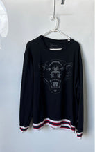 Load image into Gallery viewer, Sean John Mens Black Long Sleeve Crew Neck Pullover Sweatshirt Size 2XL
