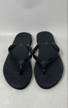 Load image into Gallery viewer, Coach Womens Abbigail Black Monogram Slip-On Flip-Flop Sandals Size 9B

